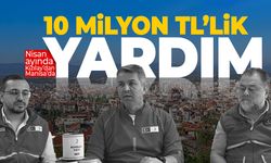 Türk Kızılay Manisa'dan 1 ayda 10 milyonluk yardım