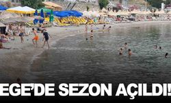 Ege’de havalar ısındı… Ünlü tatil beldesinde sezon açıldı