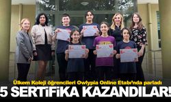 Ülkem Koleji öğrencileri Owlypia Online Etabı’nda parladı
