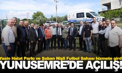 Yasin Halat Parkı ve Şaban Nişli Futbol Sahası hizmete girdi