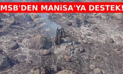 MSB'den Kırkağaç'taki orman yangınına destek!