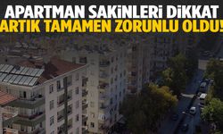 Apartman sakinleri dikkat! Resmi Gazete’de yayımlandı!