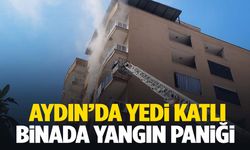 Aydın’da apartman yangını… Anne refleksi facianın önüne geçti!