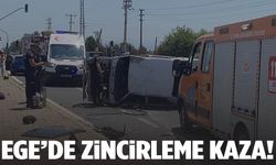 Aydın’da zincirleme kaza: 4 kişi yaralandı