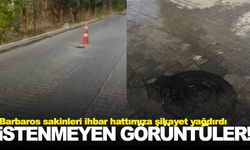Barbaros’ta kanalizasyon tepkisi…