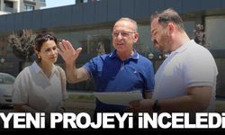 Başkan Akın yeni projeyi yerinde inceledi