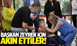 Başkan Zeyrek için taziye ziyaretleri sürüyor