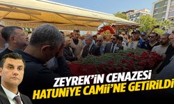 Başkan Zeyrek’in cenazesi Hatuniye Camii’ne getirildi!