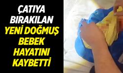Çatıya terk edilen yeni doğmuş bebek hayatını kaybetti