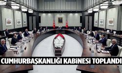 Cumhurbaşkanlığı kabinesi toplandı! İşte gündem başlıkları...