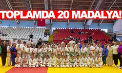 Salihli'nin minik judocularından madalya yağmuru