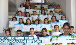 Dr. Ömer Faruk Meriç Okulu’nda karne heyecanı