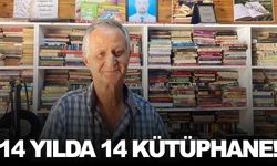 Evlat hasretini kitaplarla dindiriyor