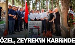Özgür Özel’den Zeyrek’in kabrine ziyaret