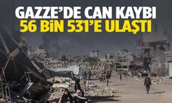 Gazze’de can kaybı 56 bin 531’e ulaştı