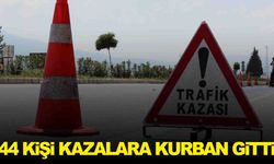 Kurban Bayramı tatilinde acı bilanço: 44 can kaybı, 6 bin 370 yaralı!