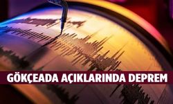 Gökçeada açıklarında 5,2 büyüklüğünde deprem
