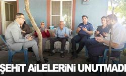 İlçe kaymakamından şehit ailelerine bayram ziyareti