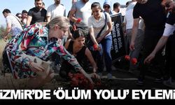 İzmir’de eylem… İşçiler karayolunu trafiğe kapattı!
