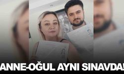 İzmir'de anne ve oğul aynı okulda YKS heyecanını paylaştı
