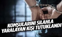 İzmir’de komşularını silahla yaralamıştı… Tutuklandı