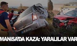 Manisa’da iki otomobil çarpıştı… Yaralılar var… Sürücülerden biri kaçtı!