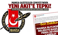 Manisa Gazeteciler Cemiyeti’nden Yeni Akit’e tepki!