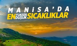 Manisa'da en sıcak ve en serin ilçeler belli oldu