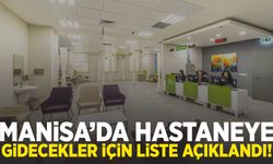 Manisa’da hastanelerden açıklama geldi! Görevli doktor listesi belli oldu!