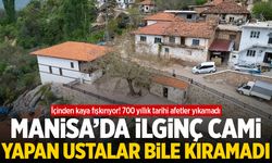 Manisa’da ilginç bir cami… Bakın nereye inşa etmişler!