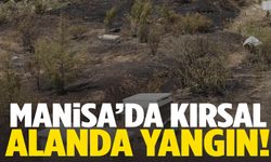 Manisa’da kırsal alanda çıkan yangın büyümeden söndürüldü