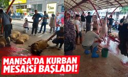 Manisa’da kurban mesaisi başladı!