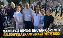 Manisa'da öğrenci Belediye Başkanının makam aracıyla sınava ulaştırıldı