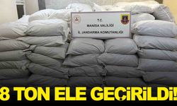Manisa’da operasyon… 8 tona yakın ele geçirildi!