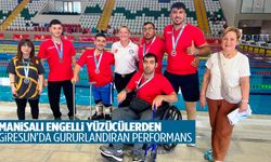 Manisalı engelli yüzücülerden Giresun’da gururlandıran performans