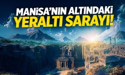 Manisa'nın altındaki yeraltı sarayı!