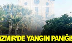 İzmir’de yangın… Boş arazide başladı, mahalleye sıçradı