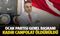 Ocak Partisi lideri ağabeyi tarafından öldürüldü!