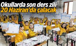 Okullarda son ders zili 20 Haziran'da çalacak