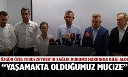 Özgür Özel: “Hiç cevap vermeyen bir kalbin tekrar çalışması mucizedir”