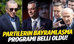 Partilerin bayramlaşma programı belli oldu!