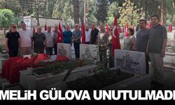Şehit Yarbay Melih Gülova unutulmadı… Mezarı başında anma töreni