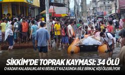 Sikkim’de toprak kayması: 34 ölü