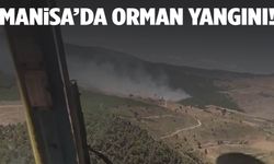 Manisa’da orman yangınına müdahale sürüyor