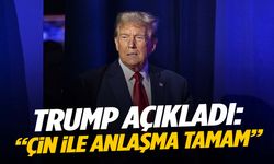 Trump’tan açıklama: Çin ile anlaşmaya vardık