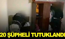 İzmir’de zehir tacirlerine baskın: 20 şüpheli tutuklandı