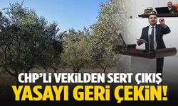 CHP’li vekilden zeytin yasasına sert tepki: “Yasayı geri çekin!”