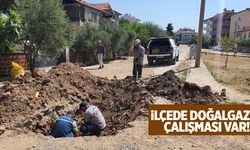 Demirci'de doğal gaz çalışması