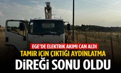 Ege’de aydınlatma direğinde akıma kapılan genç işçi hayatını kaybetti!