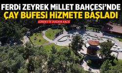 Ferdi Zeyrek Millet Bahçesi'nde Çay Büfesi Açıldı